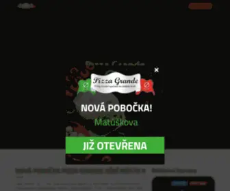 Pizzagrande.cz(Pizza Grande) Screenshot