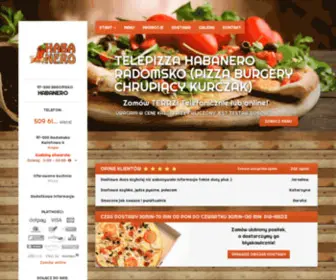 Pizzahabanero.pl(Pizzeria Habanero Radomsko) Screenshot