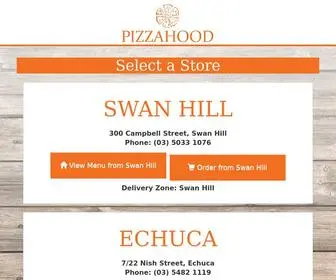 Pizzahood.com.au(Pizza Hood) Screenshot