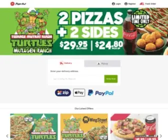Pizzahut.com.au(Pizza Hut) Screenshot