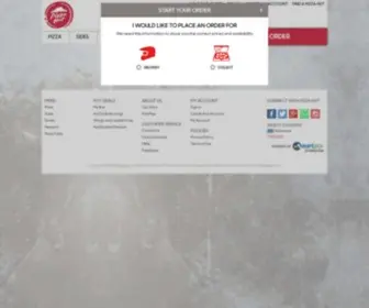 Pizzahutafrica.com(Pizza Hut) Screenshot