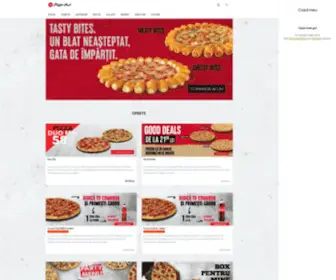 Pizzahutdelivery.ro(Pizza Hut Romania) Screenshot