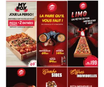 Pizzahutmaroc.ma(Pizza Hut Maroc) Screenshot