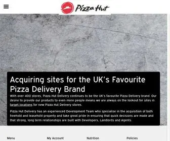 Pizzahutproperty.co.uk(Pizza Hut Delivery UK Property Site) Screenshot