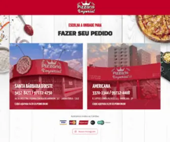 Pizzaimperial.com.br(Pizzaria Imperial) Screenshot