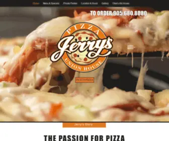 Pizzajerrys.com(Pizza Jerry's) Screenshot