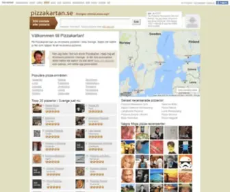 Pizzakartan.se(Sveriges nya pizza) Screenshot