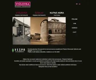 Pizzakutnahora.cz(Trattoria Pizzeria Vyžlovka) Screenshot