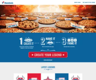 Pizzalegends.co.uk Screenshot