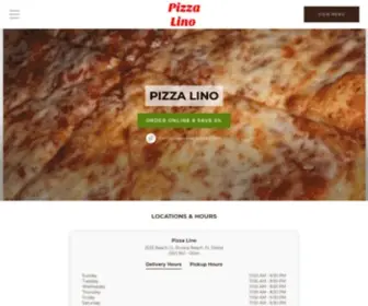 Pizzalinoriviera.com(Get 5% off your pizza delivery order) Screenshot