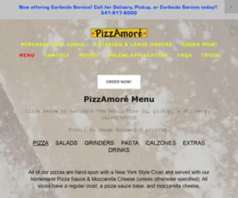 Pizzamore.com(PizzAmoré in Albany OR) Screenshot