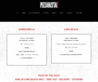 Pizzanista.com(Pizzanista) Screenshot
