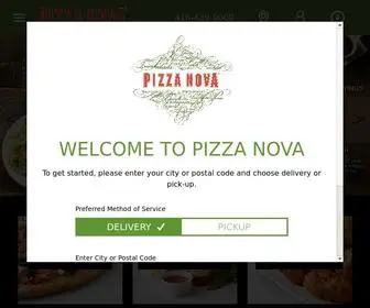 Pizzanova.com(Order Pizza Online) Screenshot