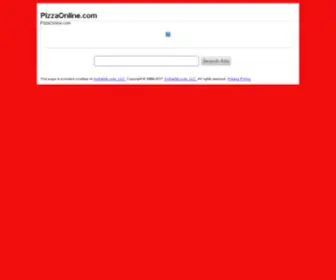 Pizzaonline.com(De beste bron van informatie over pizza) Screenshot