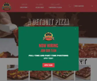 Pizzapapalis.com(Chicago Style Pizza & Detroit Style Pizza in Metro Detroit) Screenshot