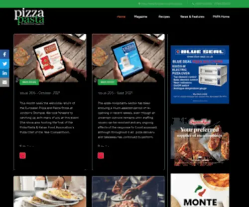 Pizzapastamagazine.co.uk(Pasta & Italian Food Magazine) Screenshot