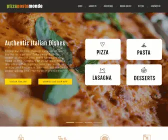 Pizzapastamondo.co.uk(Italian Takeaway Yeovil) Screenshot