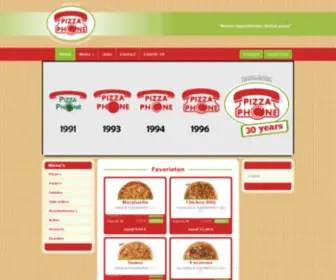 Pizzaphone.be(Pizzaphone Antwerpen en Mortsel) Screenshot