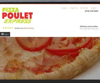 Pizzapouletexpress.com(Pizza Poulet Express) Screenshot