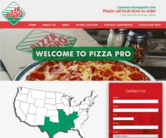 Pizzapro.com(Pizza Pro) Screenshot