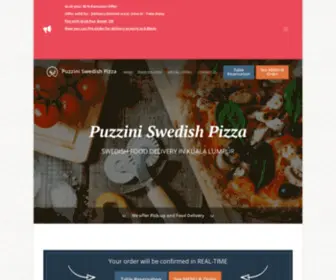 Pizzapuzzini.com(Puzzini Swedish Pizza) Screenshot