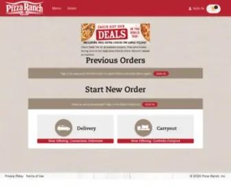 Pizzaranchorder.com(Legendary Buffet) Screenshot
