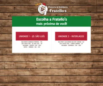 Pizzariafratellos.com.br(Pizzaria Em Sp) Screenshot