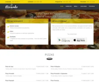 Pizzariasricardo.com(Pizzaria Ricardo) Screenshot