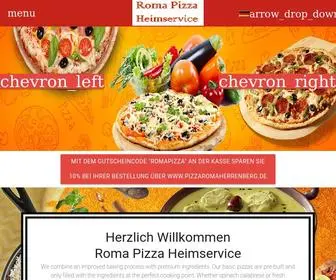 Pizzaromaherrenberg.de(Roma pizza heimservice) Screenshot