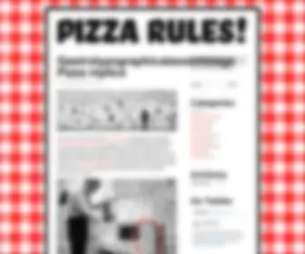 Pizzarules.com(Pizza Rules) Screenshot