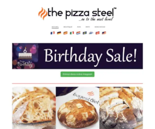 Pizzasteel.fr(The Pizza Steel) Screenshot