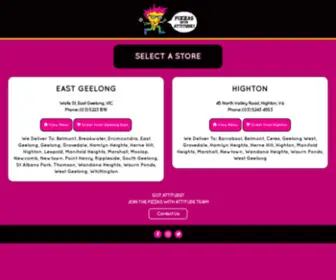 Pizzaswithattitude.com.au(Pizzas with Attitude) Screenshot