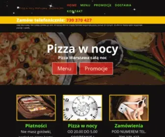 Pizzawnocy.com(Pizzeria 24h) Screenshot