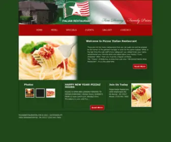 Pizzazrestaurantpa.com(The "Cheers" of McMurray) Screenshot