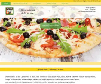 Pizzeria-Cetmi.de(Pizzeria Cetmi Bonn) Screenshot