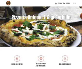 Pizzeria-Sorbillo.it(Pizzeria Antonio e Gigi Sorbillo) Screenshot