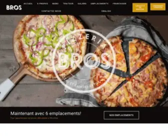 Pizzeriabros.ca(Pizzeria Bros) Screenshot