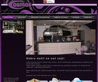 Pizzeriacosmos.com(Caffe picerija COSMOS) Screenshot