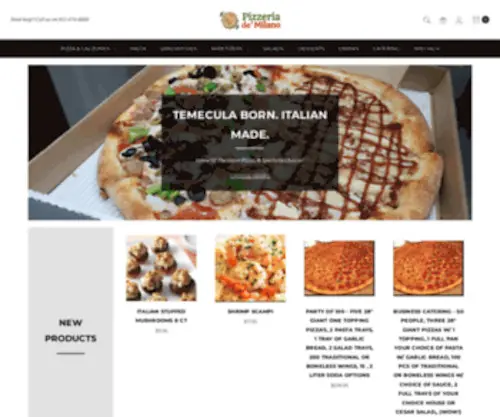 Pizzeriademilano.com(Pizzeria de' Milano) Screenshot