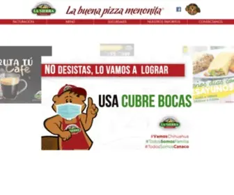 Pizzerialasierra.com(Restaurante) Screenshot