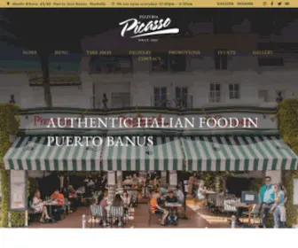 Pizzeriapicasso.com(Pizzeriapicasso) Screenshot