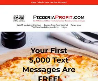 Pizzeriaprofit.com(Helping the Independent pizzeria owner Sell More Pizza) Screenshot