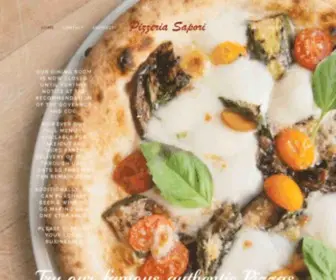 Pizzeriasapori.com(Pizzeria Sapori) Screenshot