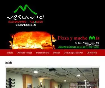 Pizzeriavesuviovalencia.com(Pizzeria Vesuvio Valencia) Screenshot