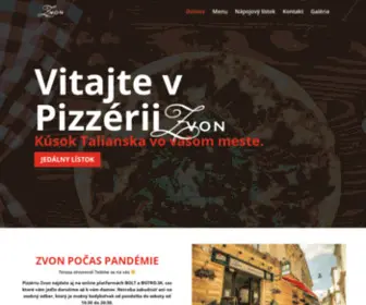 Pizzeriazvon.sk(Pizzéria Zvon Košice) Screenshot