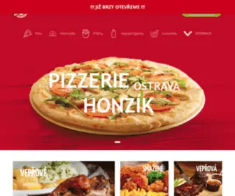 Pizzeriehonzik.cz(Pizzerie Honzík Ostrava) Screenshot