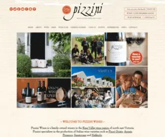 Pizzini.com.au(Pizzini Wines) Screenshot