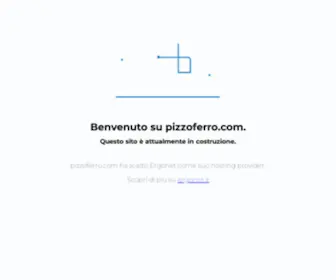 Pizzoferro.com(Torneremo online al pi) Screenshot