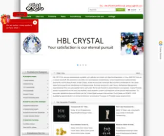 PJ-HBLCRYstal.com(Kristall-Geschenke, Kristall-Kronleuchter Pendelleuchte, Kristallfabrik Hotfix Stein und Lieferanten China) Screenshot