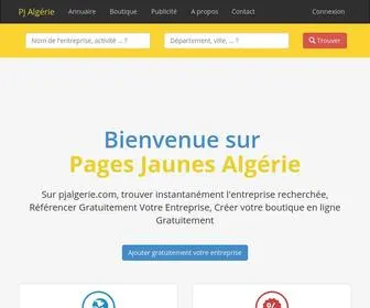 Pjalgerie.com(Pages Jaunes Alg) Screenshot